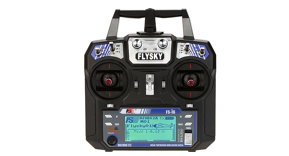FlySky FS-i6 2.4G 6CH AFHDS RC Transmitter With FS-iA6B Receiver