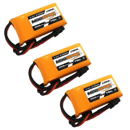 Batteria RC Lipo 350mAh 11.1V 70C Con Connettore JST - 3S Per Drone, Auto E Nave Telecomandata - Alta Scarica