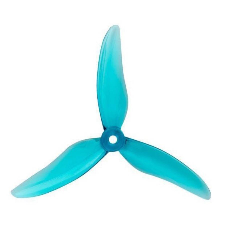 Gemfan Hurricane 51499 Tri-Blade Props (2CW+2CCW) Clear Blue