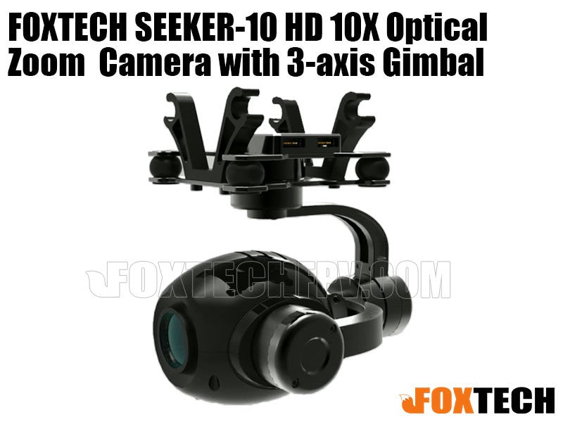 SEEKER-10 HD 10X Optical Zoom Camera with 3-axis Gimbal
