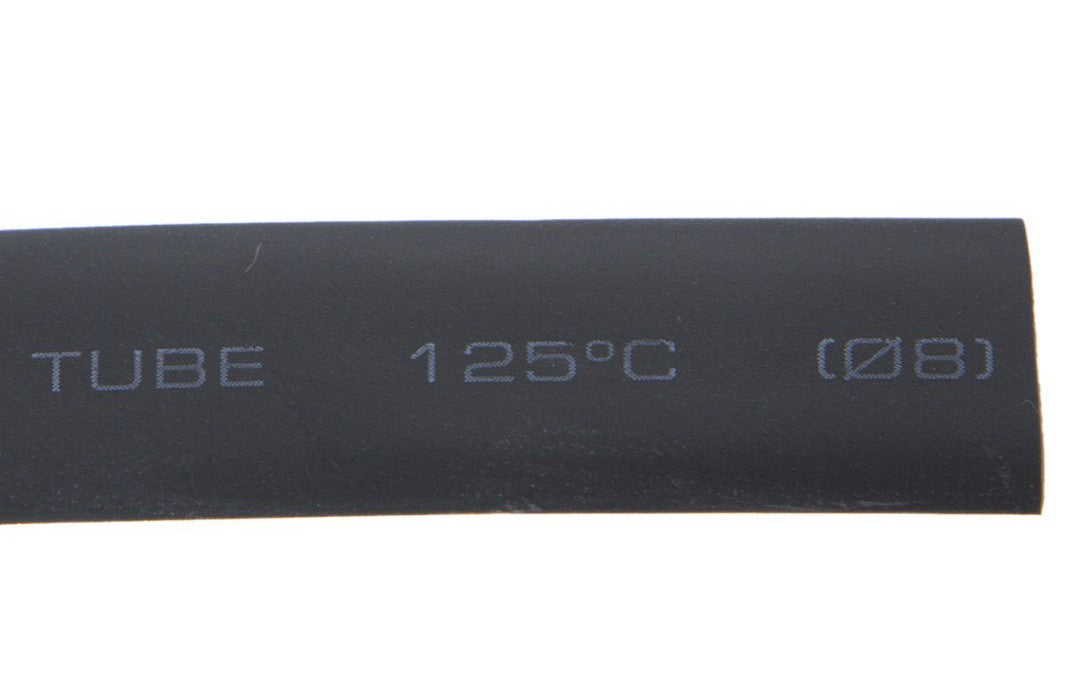 8mm Heat Shrink Tube - BLACK (1mtr)