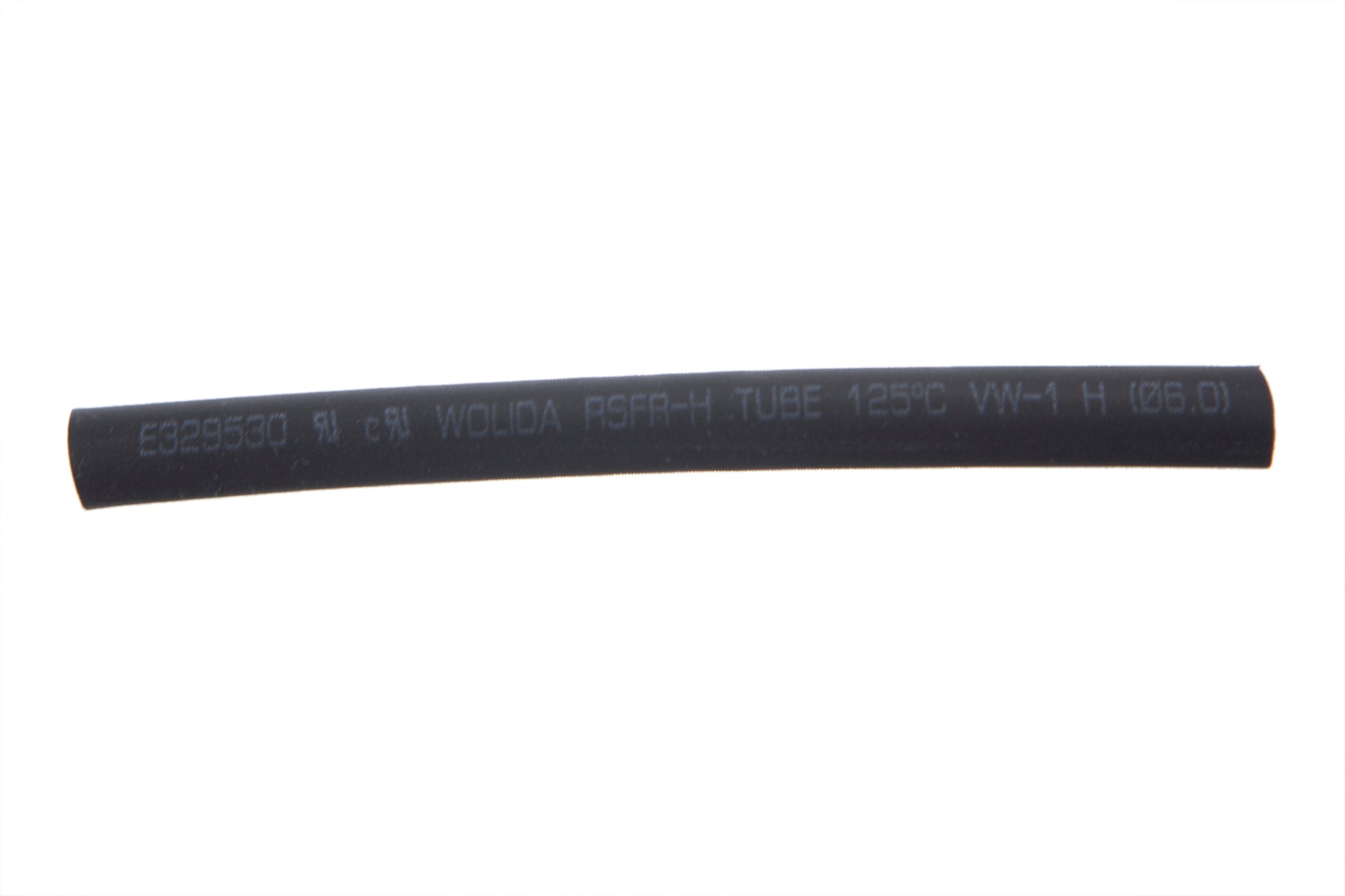 7mm Heat Shrink Tube - BLACK (1mtr)