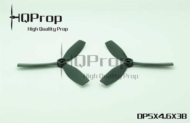 HQ Prop Durable Blade DP5*4.6*3 Black (2 CW & 2 CCW)