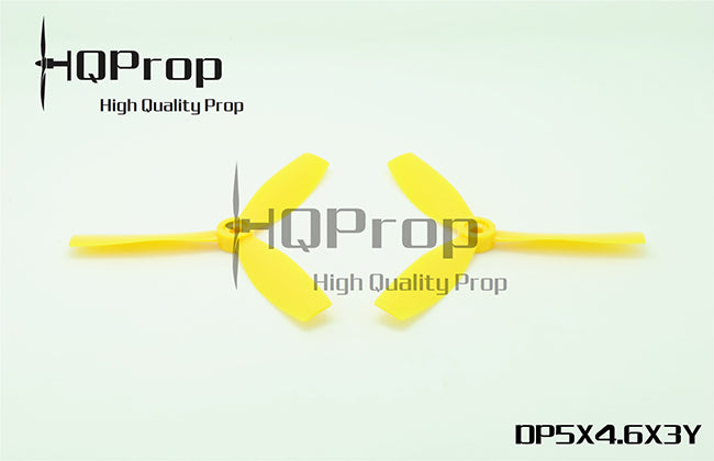 HQ Prop Durable Blade DP5*4.6*3 Yellow (2 CW & 2 CCW)