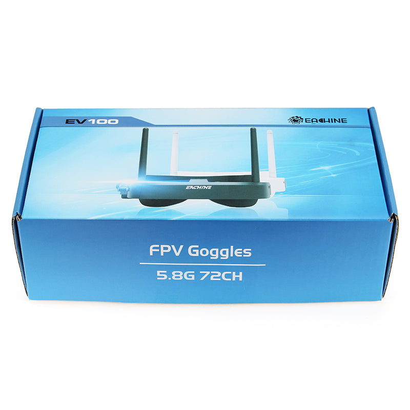 Eachine EV100 720*540 5.8G 72CH FPV Goggles With Dual Antennas Fan