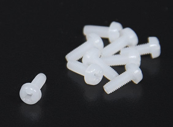 Nylon Screw PF-306 M3x6x0.5 (10 PCS Per Pack)