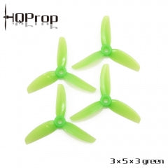 HQ Durable Prop 3X5X3 (2CW+2CCW) Color Light Green Poly Carbonate