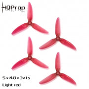 HQ Durable Prop 5X4.8X3V1S (2CW+2CCW) Color Light Red Poly Carbonate
