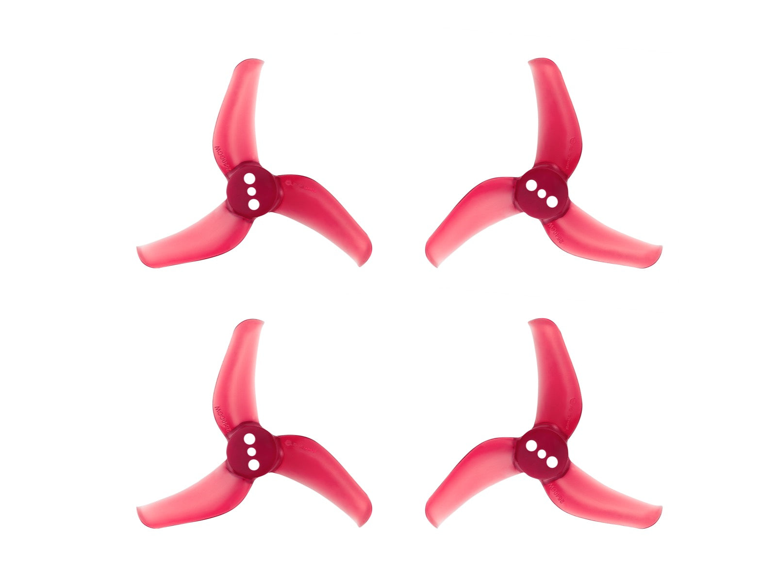 Azure Power 2540 Tri-Blade (4CW+4CCW) Prop Color Red