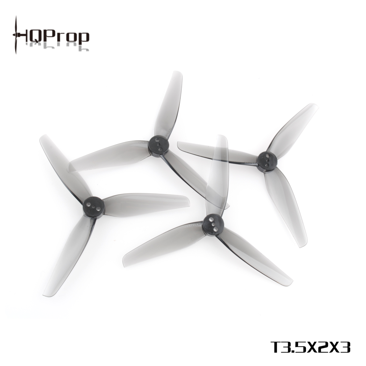 HQPROP T3.5X2X3 GREY POLY CARBONATE - 2CW+2CCW