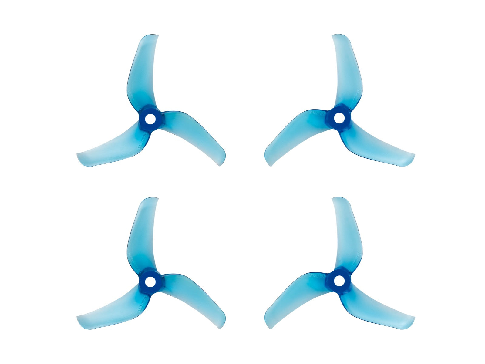 Azure Power 3060 Tri-Blade (2CW+2CCW) Prop Color Jewelry Blue