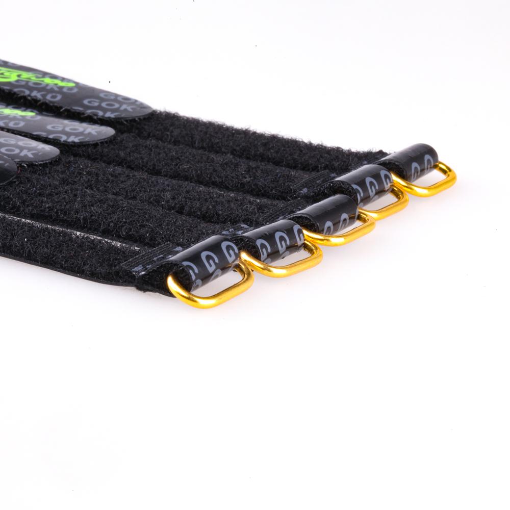 5Pcs fflywoo 15X250mm  Battery Strap Golden Metal Buckle Patent leather for RC Lipo Battery
