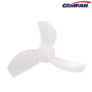 GEMFAN 35MM DURABLE TRI-BLADE PROPELLERS 1MM SHAFT (4CW+4CCW)  MILKY WHITE