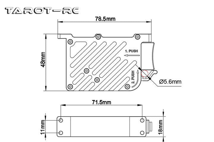 Tarot Thrower/Air Thrower/Electronic Thrower/Quick Press/Large Load 20KG TL2962