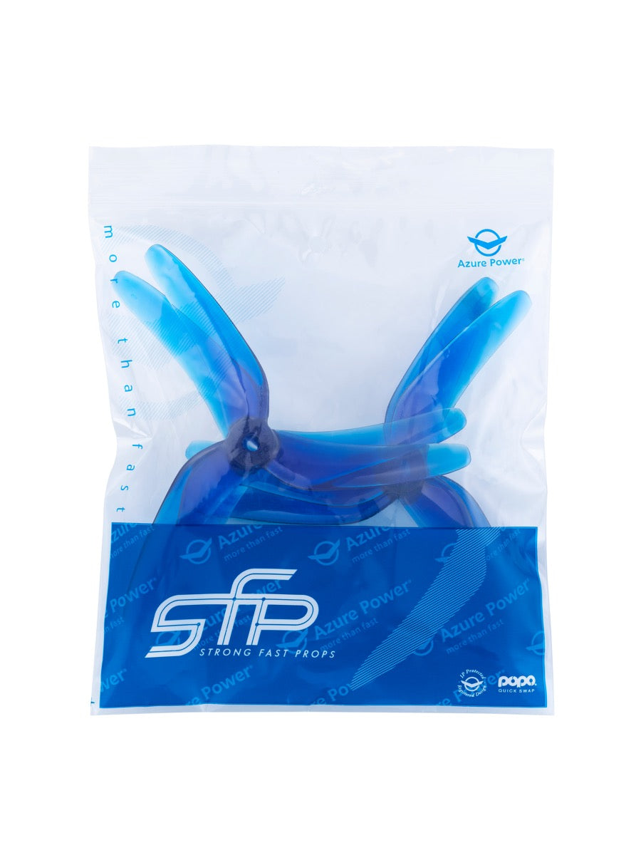 Azure Power 5148 Tri-Blade Strong Fast Props (2CW+2CCW) Color Peacock Blue