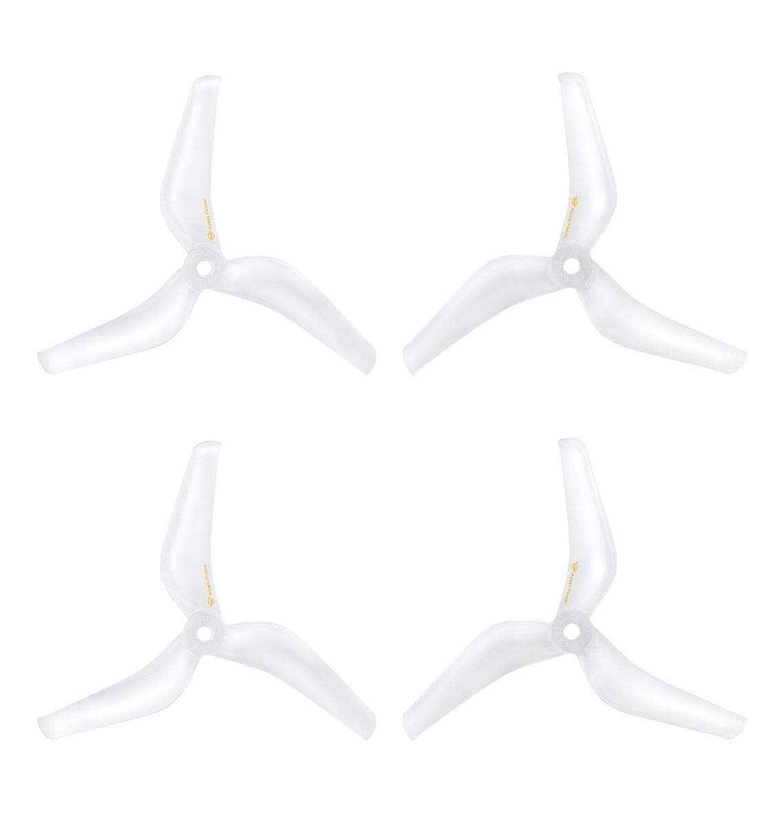 Azure Power 5150 Tri-Blade Strong Fast Props (2CW+2CCW) Color Clear