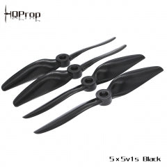 HQ Durable 2 Blade Prop 5X5V1S (2CW+2CCW) Color Black Poly Carbonate