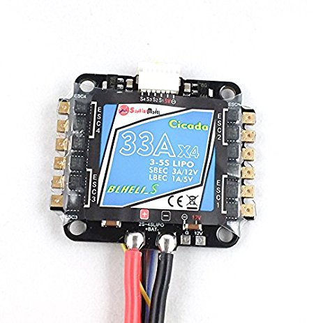 Sunrise CicadaI BLHeli_S 33A (3-5S) 4IN1 ESC W/ LBEC & SBEC