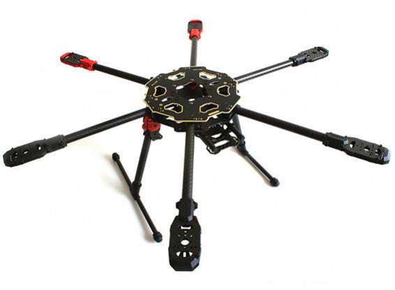 Tarot 680PRO HexaCopter Folding Frame 3K Carbon (KIT)
