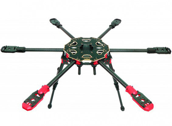 Tarot 680PRO HexaCopter Folding Frame 3K Carbon (KIT)