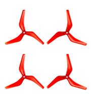 Azure Power 6145 Tri-Blade Big Smooth Props (2CW+2CCW) Color Red