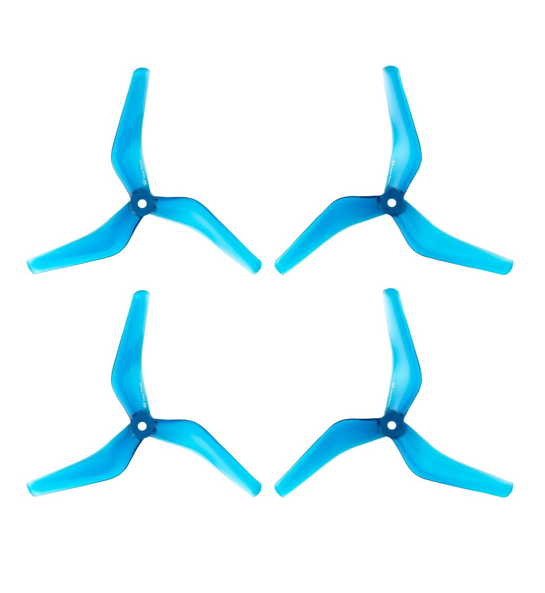 Azure Power 6145 Tri-Blade Big Smooth Props (2CW+2CCW) Color Teal