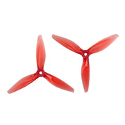 GEMFAN FLASH 5144 TRI-BLADE 5" PROP 4 PACK - (RED)