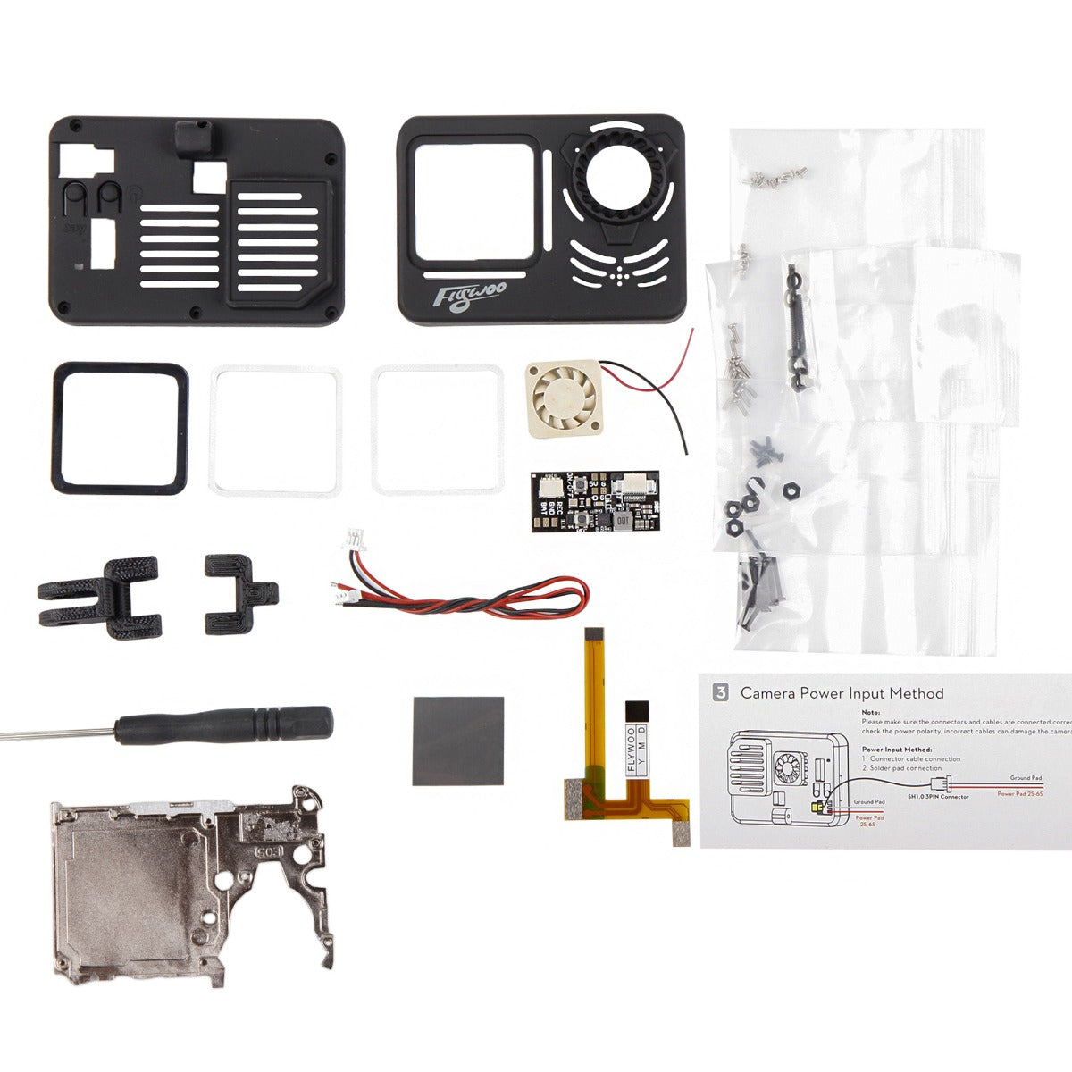 Flywoo Action Camera GP9 Naked gopro DIY Kit