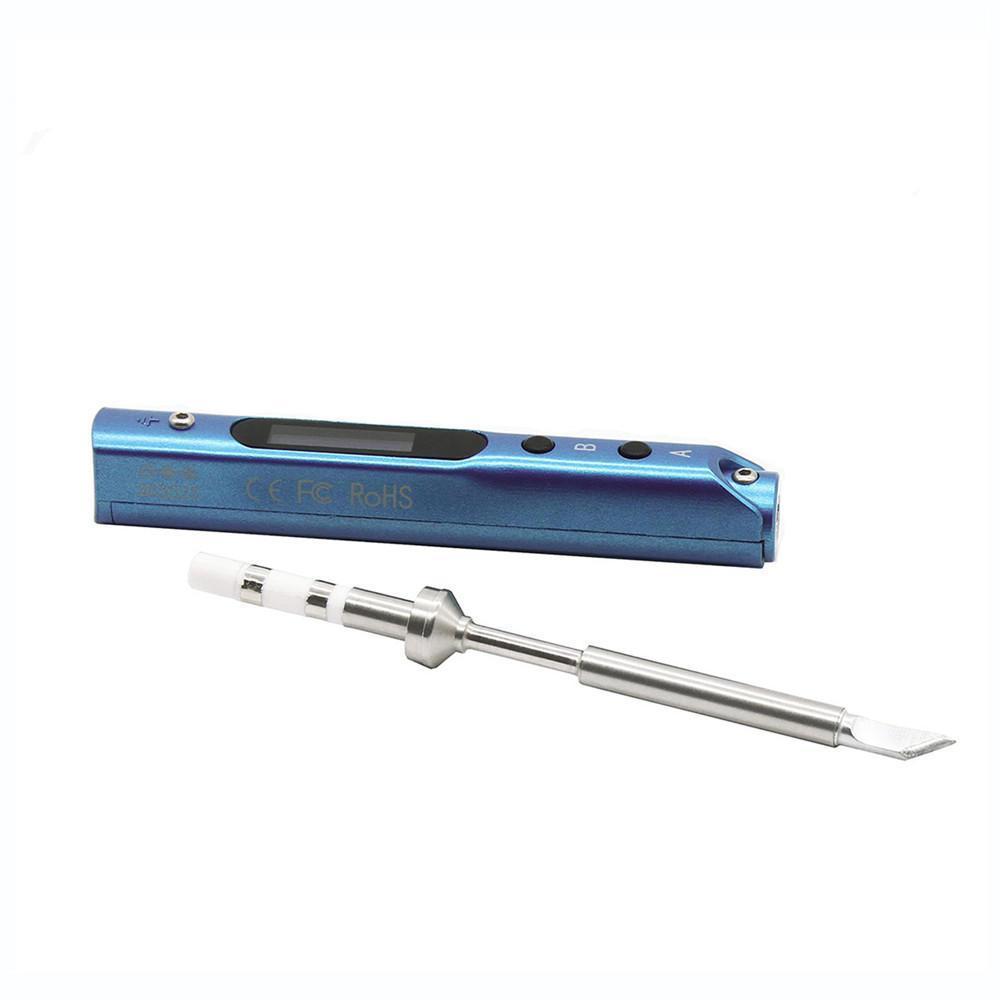 SEQURE MINI SQ-001 65W PORTABLE SOLDERING IRON W/ TS-BC2 TIP (BLUE COLOR)