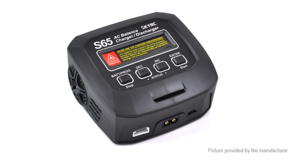 SKYRC S65 65W 6A AC Balance Charger Discharger for 2-4S Lipo Battery