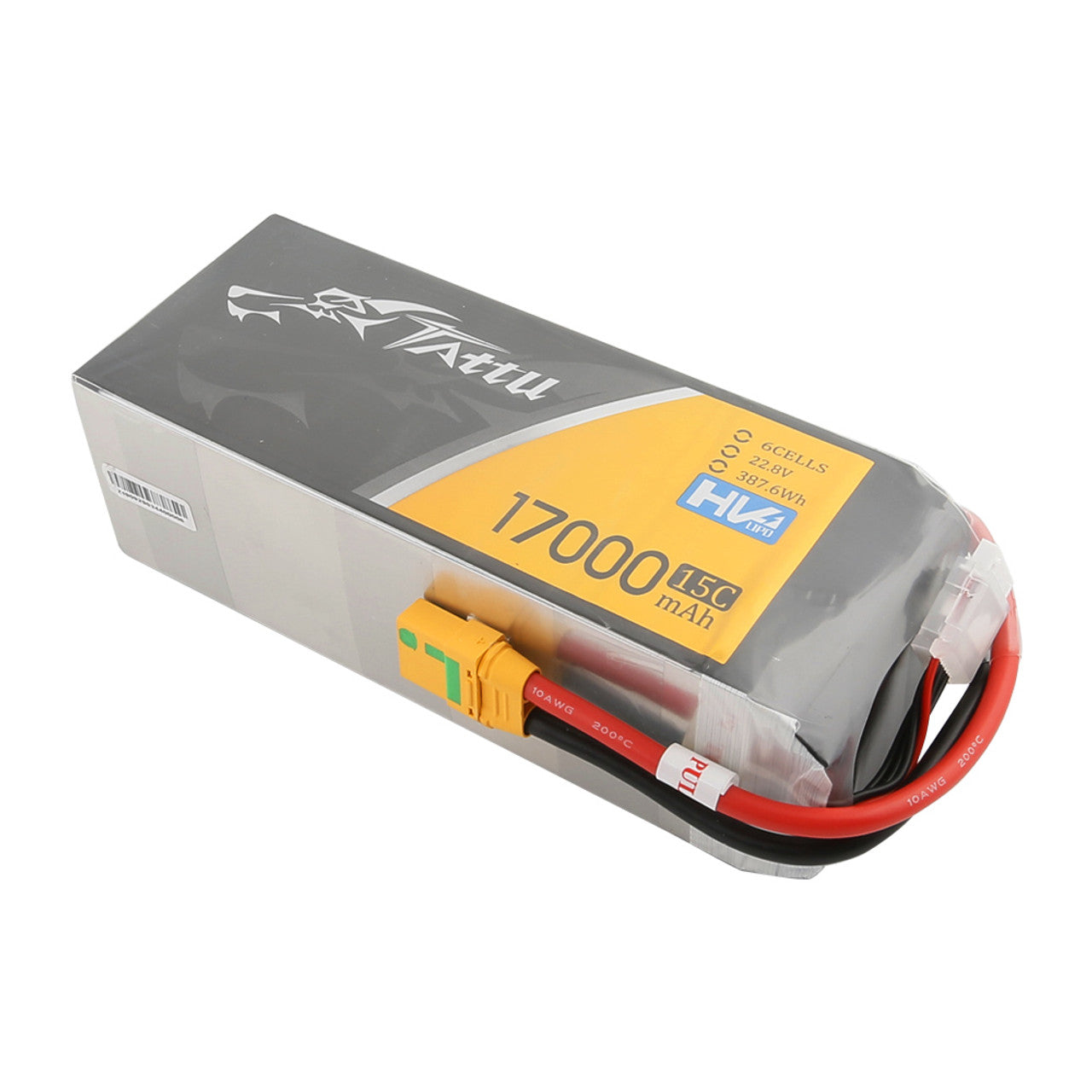 Tattu 6S 17000mAh 22.8V 15C G-Tech LiPo Battery – XT90 Plug (UAV Grade)