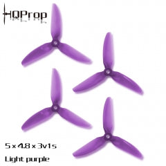 HQ Durable Prop 5X4.8X3V1S (2CW+2CCW) Color Light Purple Poly Carbonate