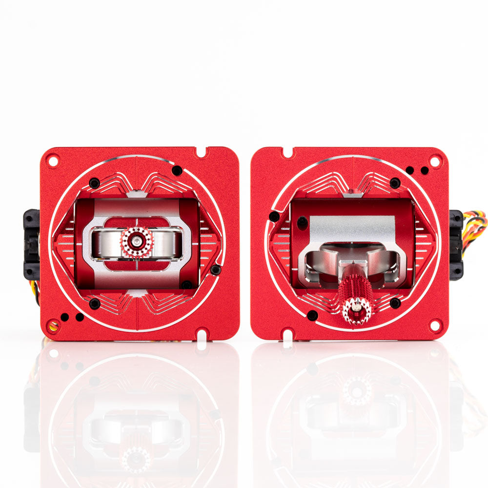 Radiomaster AG01 CNC Hall Gimbal Set Red