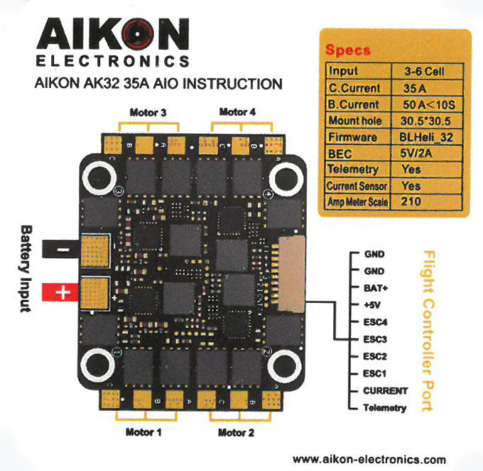 Aikon AK32 4-in-1 35A 6S
