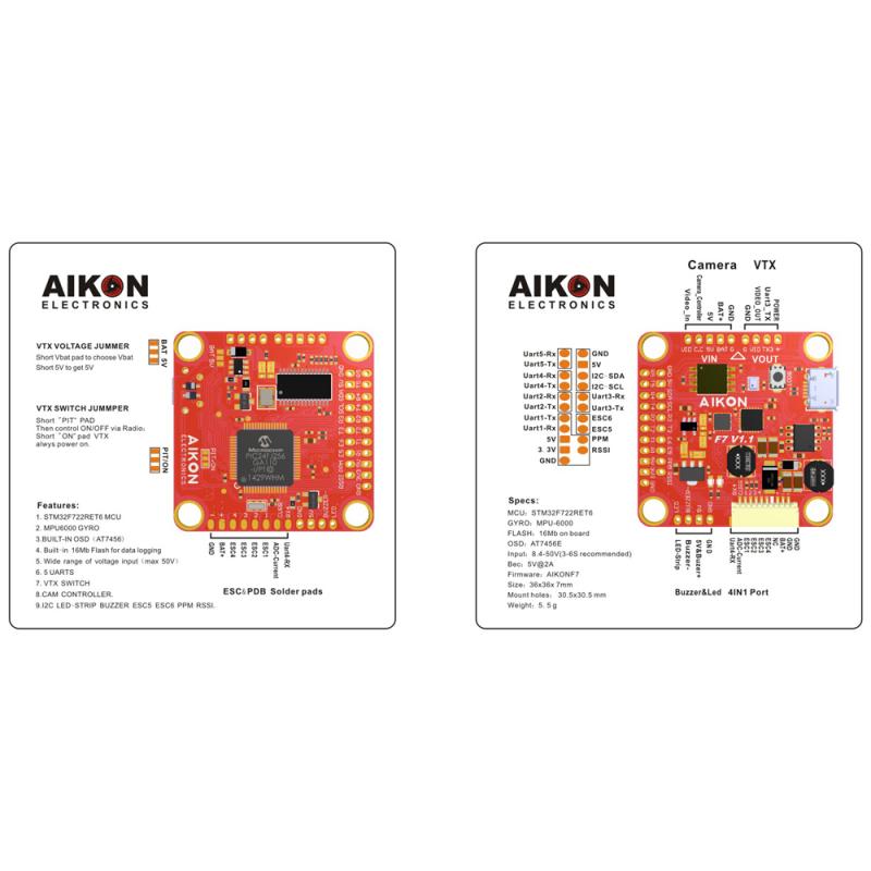 AIKON F7 FLIGHT CONTROLLER