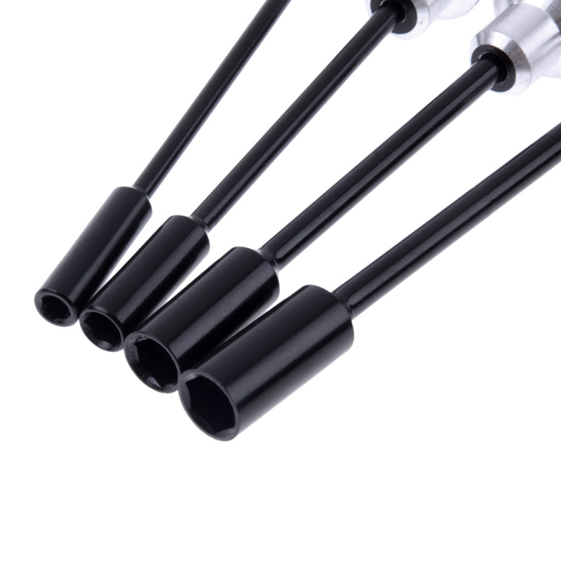 4pcs/lot RC Tools Metal Hex Key Socket Screwdriver Wrench Set for Models 4.0mm 5.5mm 7.0mm 8.0mm