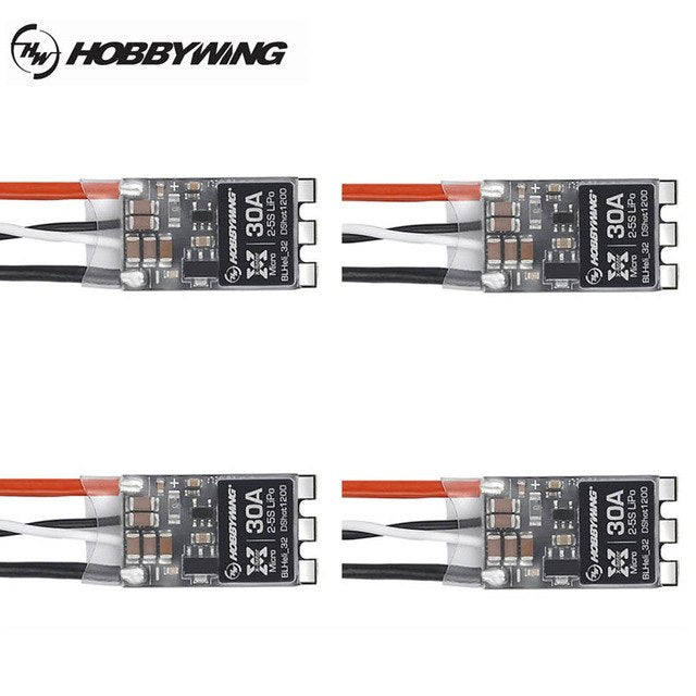 Hobbywing XRotor Micro 30A BLheli_32 32bit ARM 2-5S Brushless ESC DShot1200