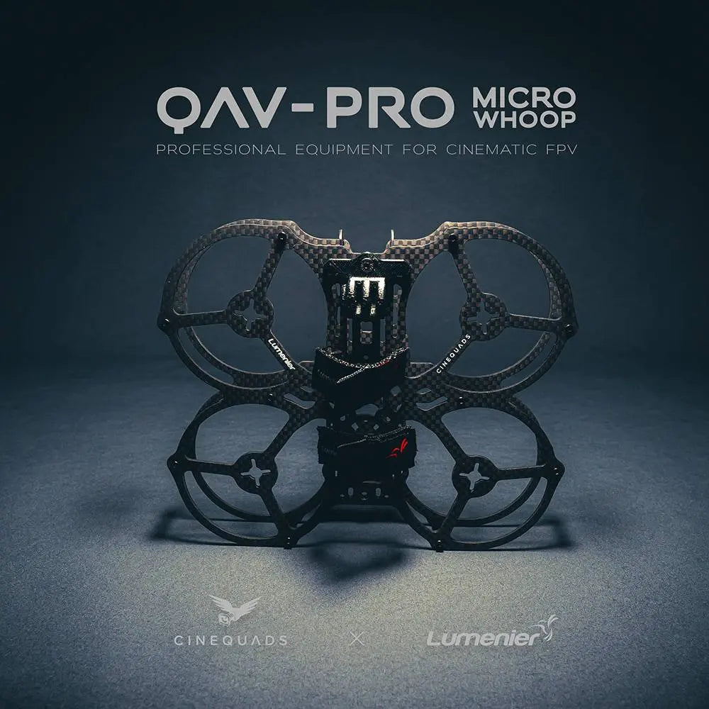 Lumenier QAV-PRO Micro Whoop 2.5" Cinequads Edition - Frame Kit 4.9 star rating 12 Reviews
