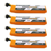 CNHL MiniStar HV 500mAh 3.8V 1S 75C LiPo Battery with BT2.0 Plug (4 Pack)