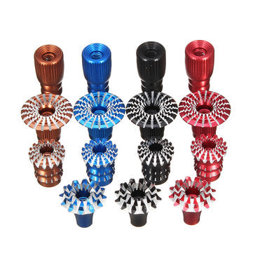 FrSky 3D M3 Aluminum Gimbal Stick End - Umbrella Style - Blue