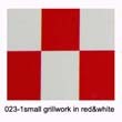 GRILL-WORK SMALL GRILLWORK IN RED&WHITE (600MM*1METER) Covering Film
