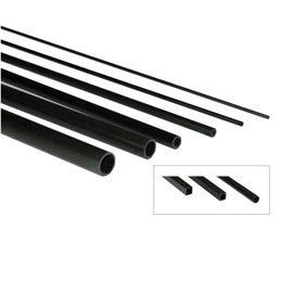 CARBON FIBER TUBE 10.0 X 8.0 X 1000 MM (ROUND)