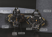 Flywoo GOKU Versatile F411 VTX 1S 5A AIO V2.0 w/ 250mw vtx , 25.5X25.5