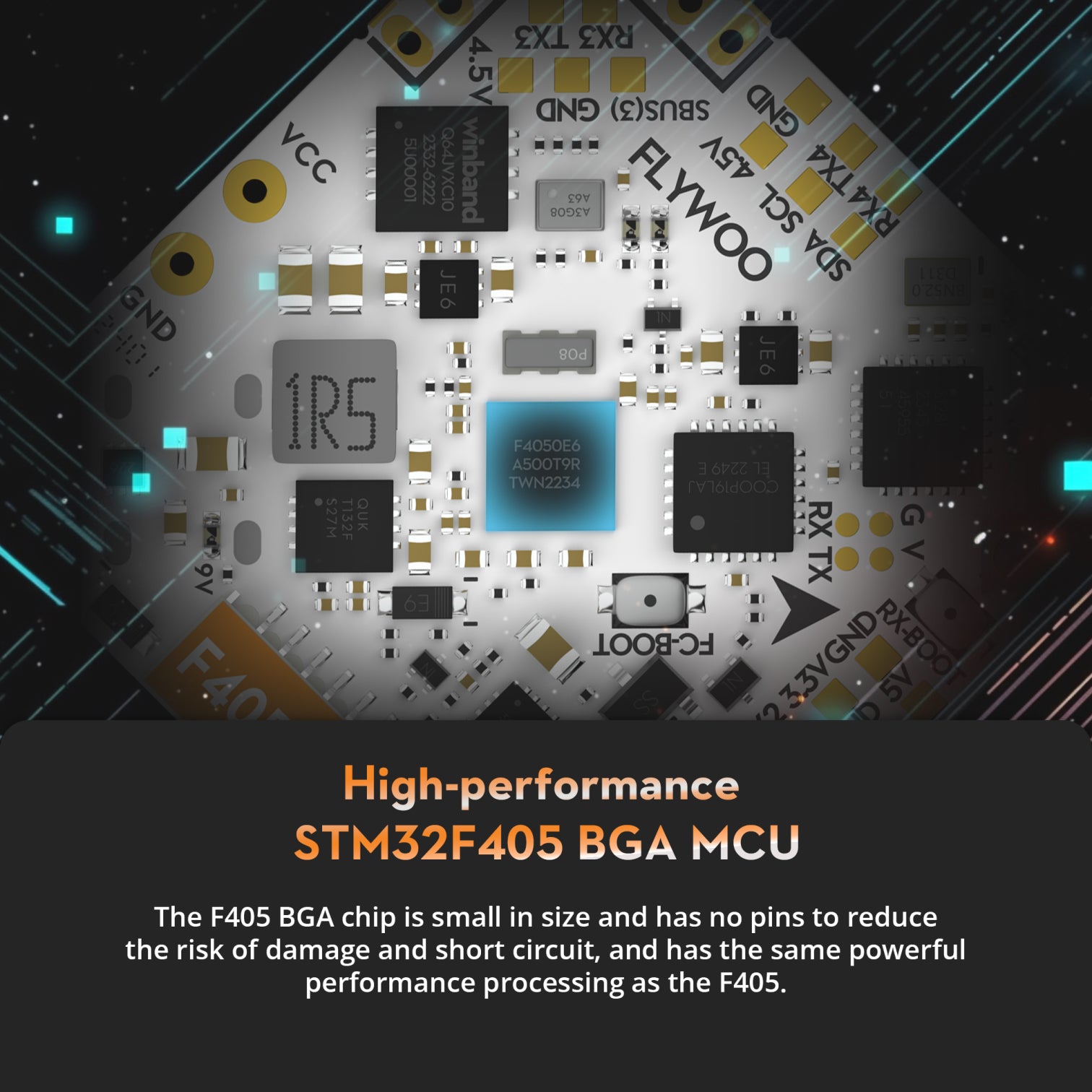 Flywoo GOKU F405 HD 1-2S 12A AIO V2 – ELRS (IMC42668)