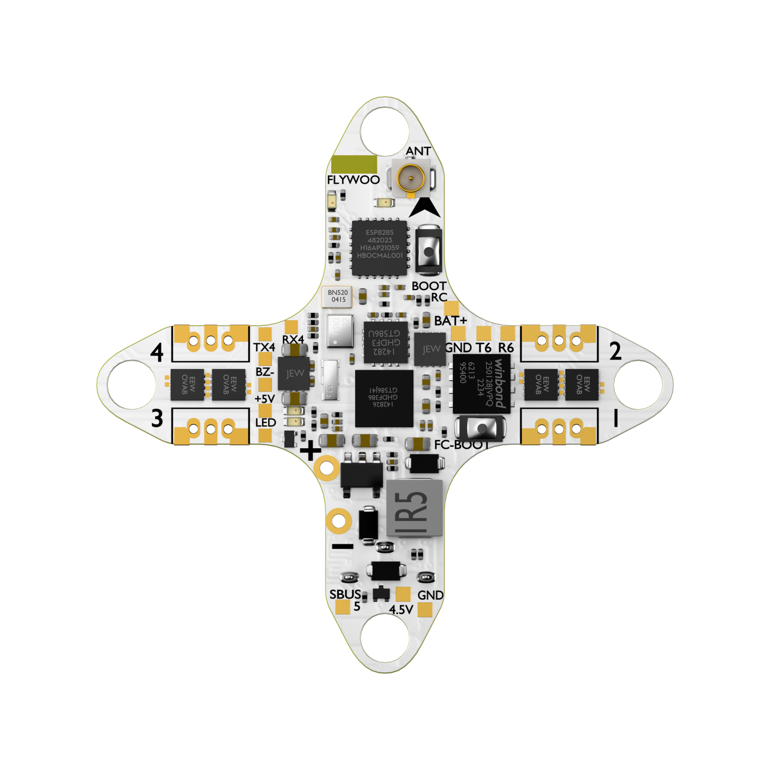 Flywoo GOKU F405 HD 1S 5A ELRS AIO (For DJI O4 / Walksnail / HDZero)