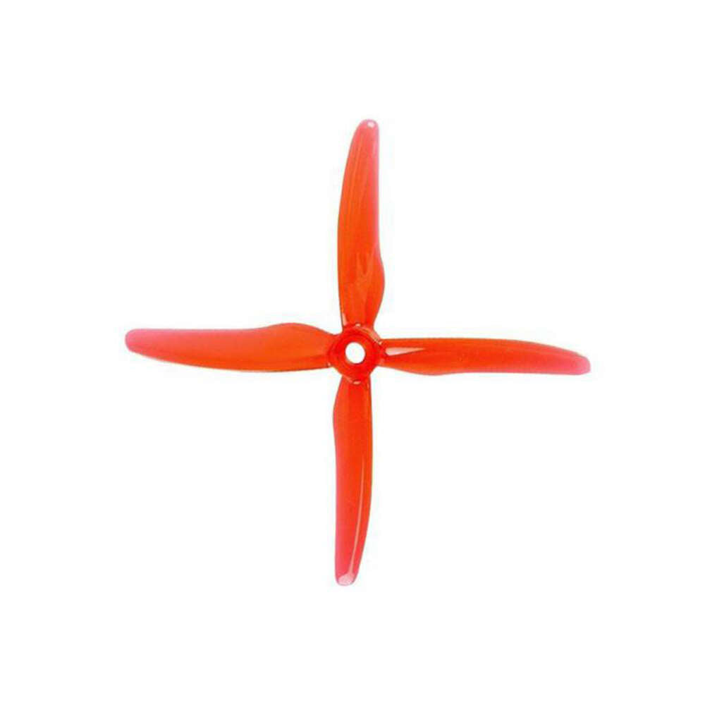 GEMFAN 51455 HURRICANE X PROPS DURABLE 4 BLADE RED