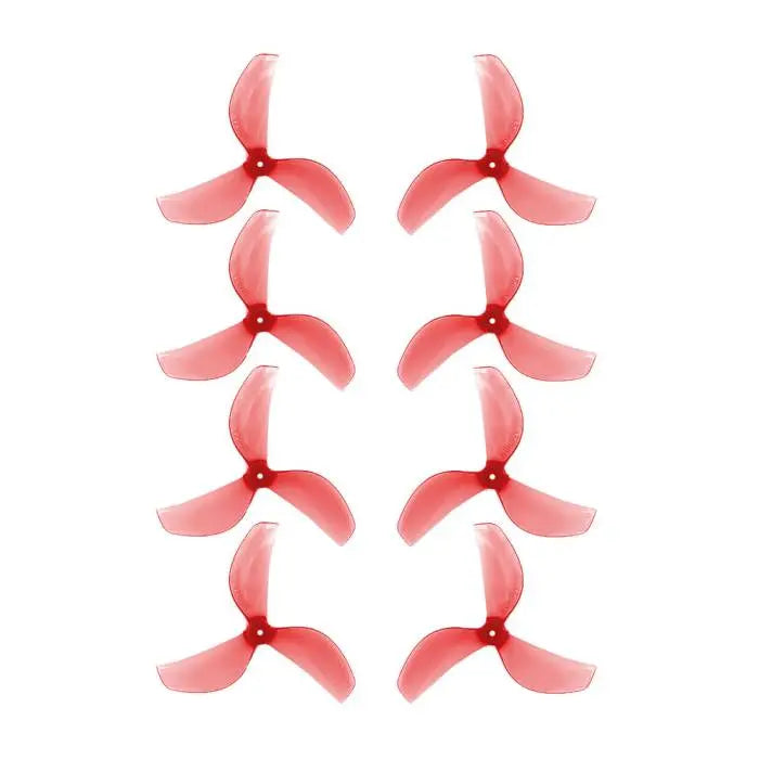 Gemfan 45mm 3-Blade Polycarbonate Propeller (Set of 8) - 1mm