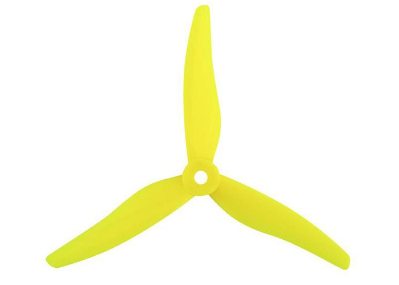 Gemfan Hurricane Durable 3 Blade 51466 Propeller (2CW+2CCW) Lemon Yellow
