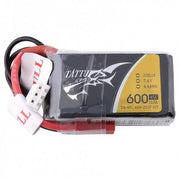 Gens Ace 600mAh 2S 45C LiPo Battery with JST connector for brushed and micro FPV drones