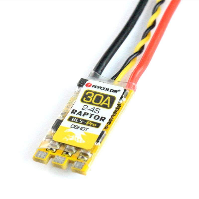 Flycolor Raptor BLS Pro BLHeli_S 30A 2-4S DSHOT Brushless ESC for RC Drone FPV Racing